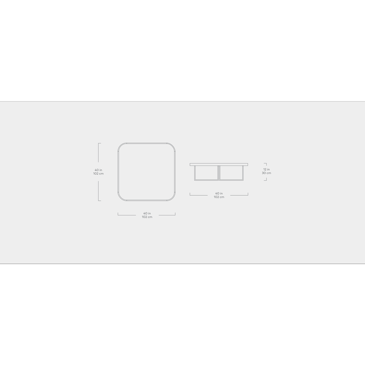 Porter Coffee Table - Square