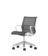 Graphite intercept mesh / white frame / silver-alloy base