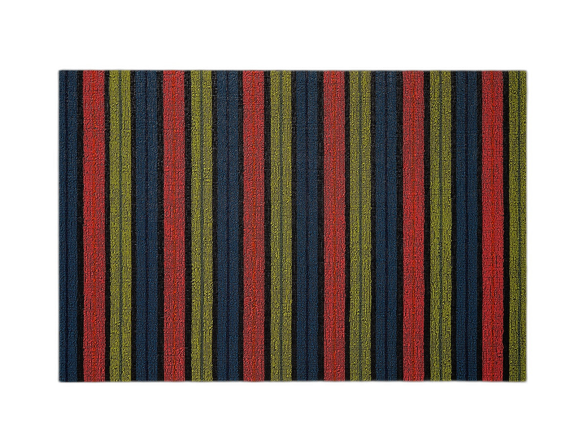 Ribbon Stripe Shag Mats