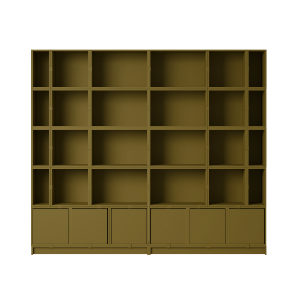 Stacked Storage System Bookcase