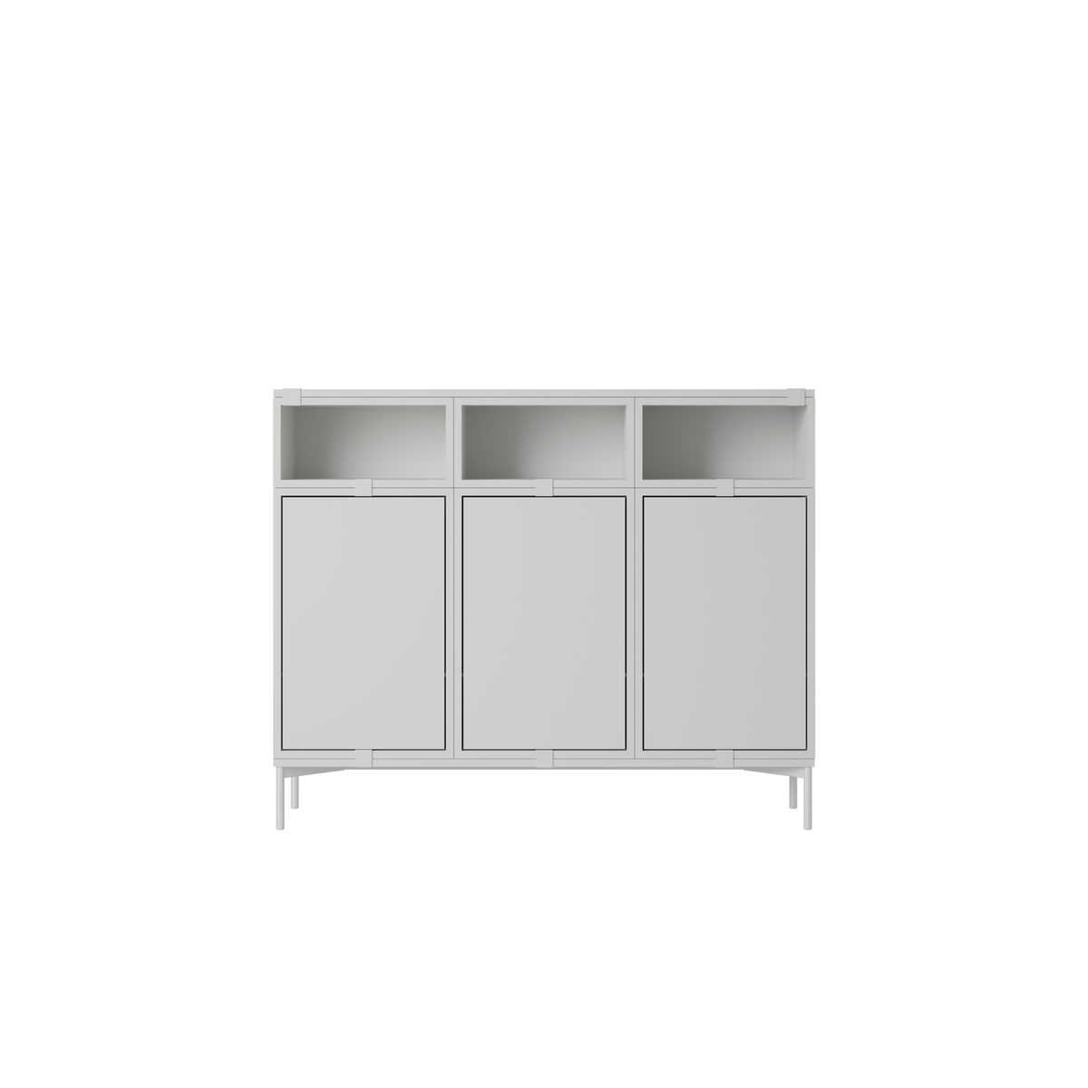 Stacked Storage System Sideboard