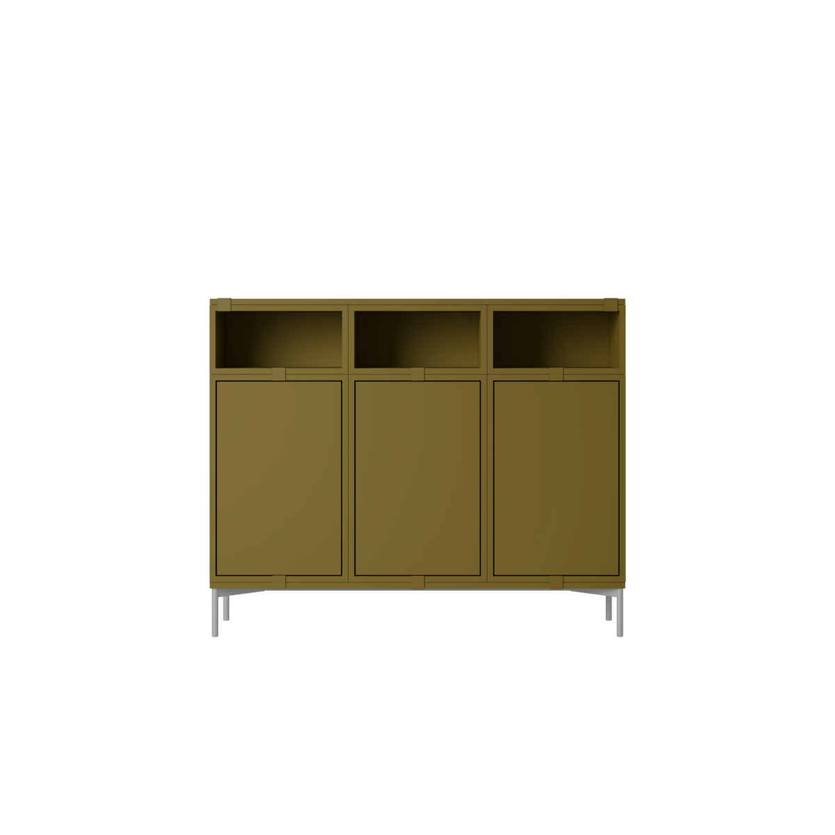 Stacked Storage System Sideboard