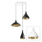 White / Brass