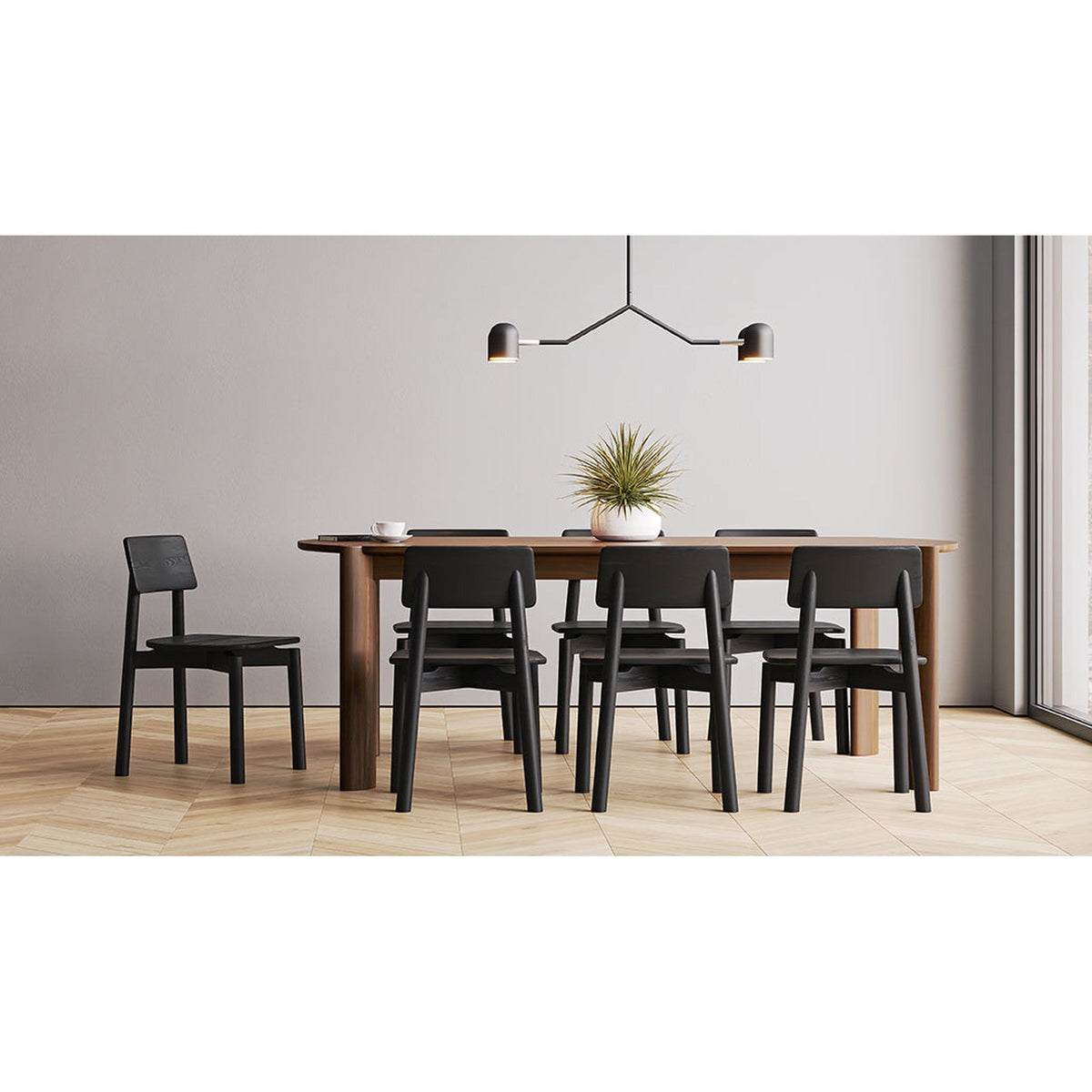 Tandem 4-Head Pendant Lamp