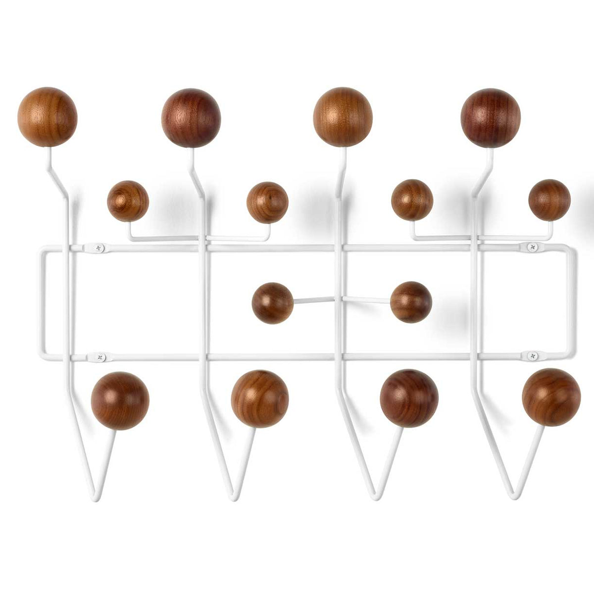 Eames Hang-It-All Walnut With White Frame