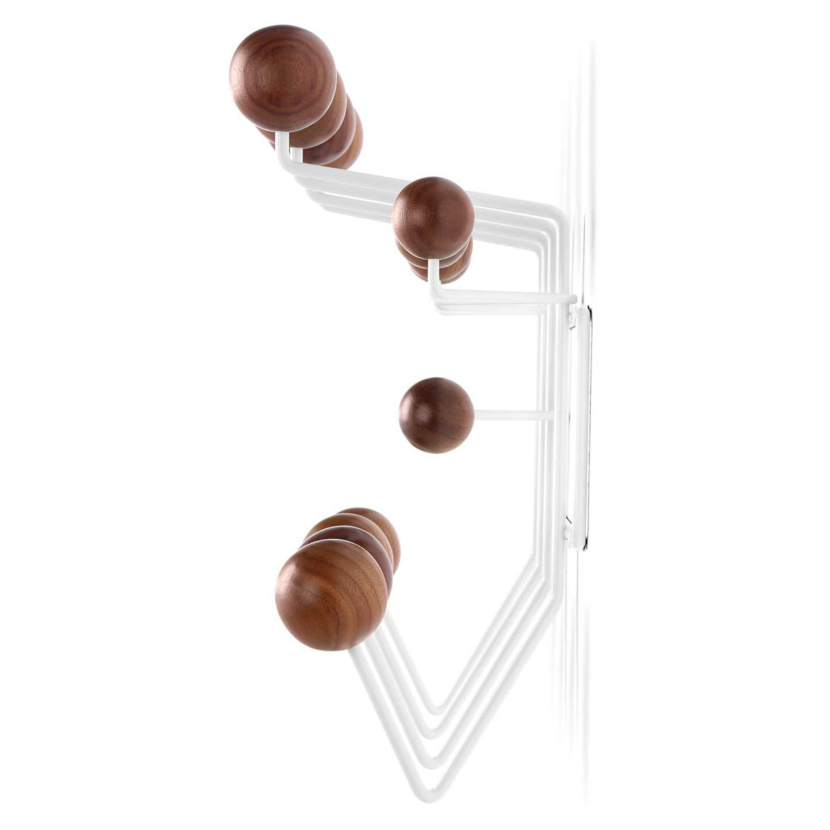Eames Hang-It-All Walnut With White Frame