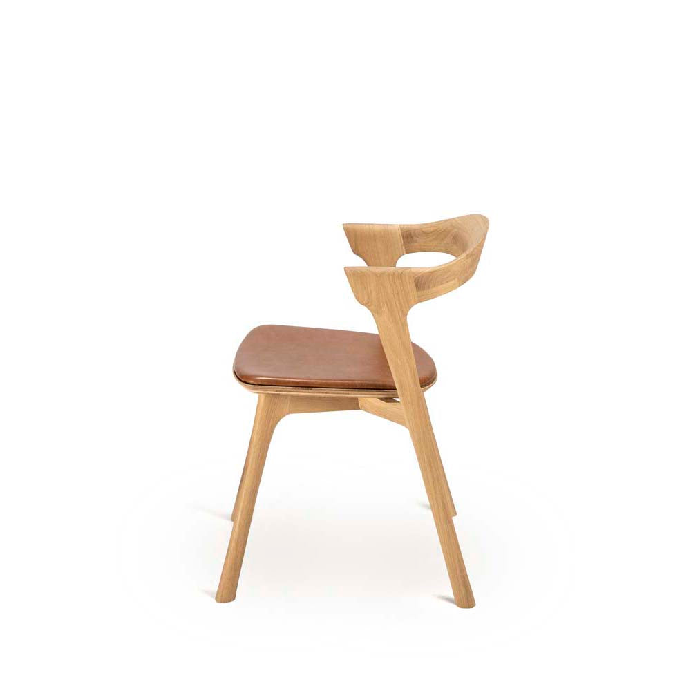 Oak Bok Dining Chair - Cognac Leather