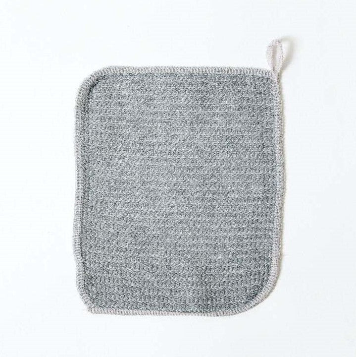Binchotan Charcoal Face Scrub Towel Available at Grounded Modern