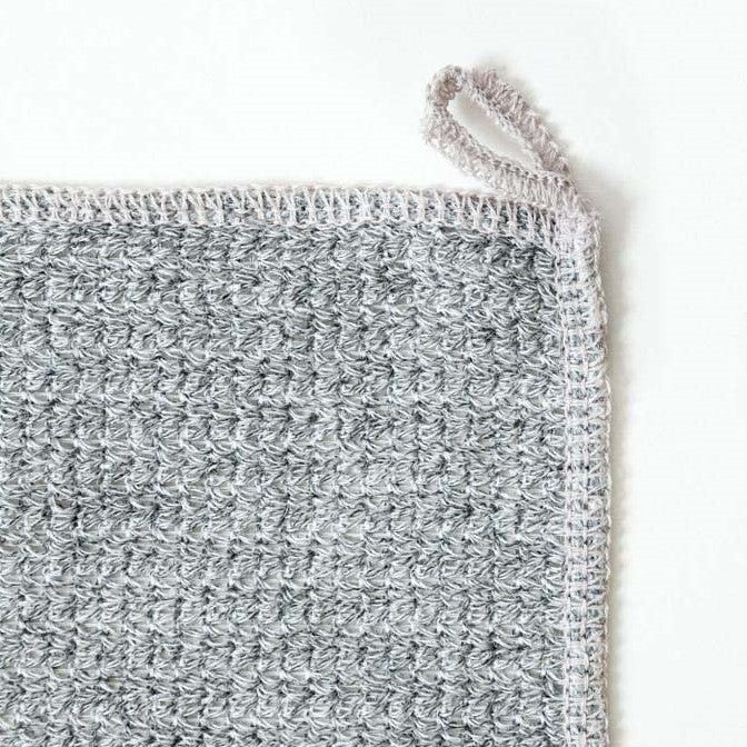 Binchotan Charcoal Face Scrub Towel Available at Grounded Modern