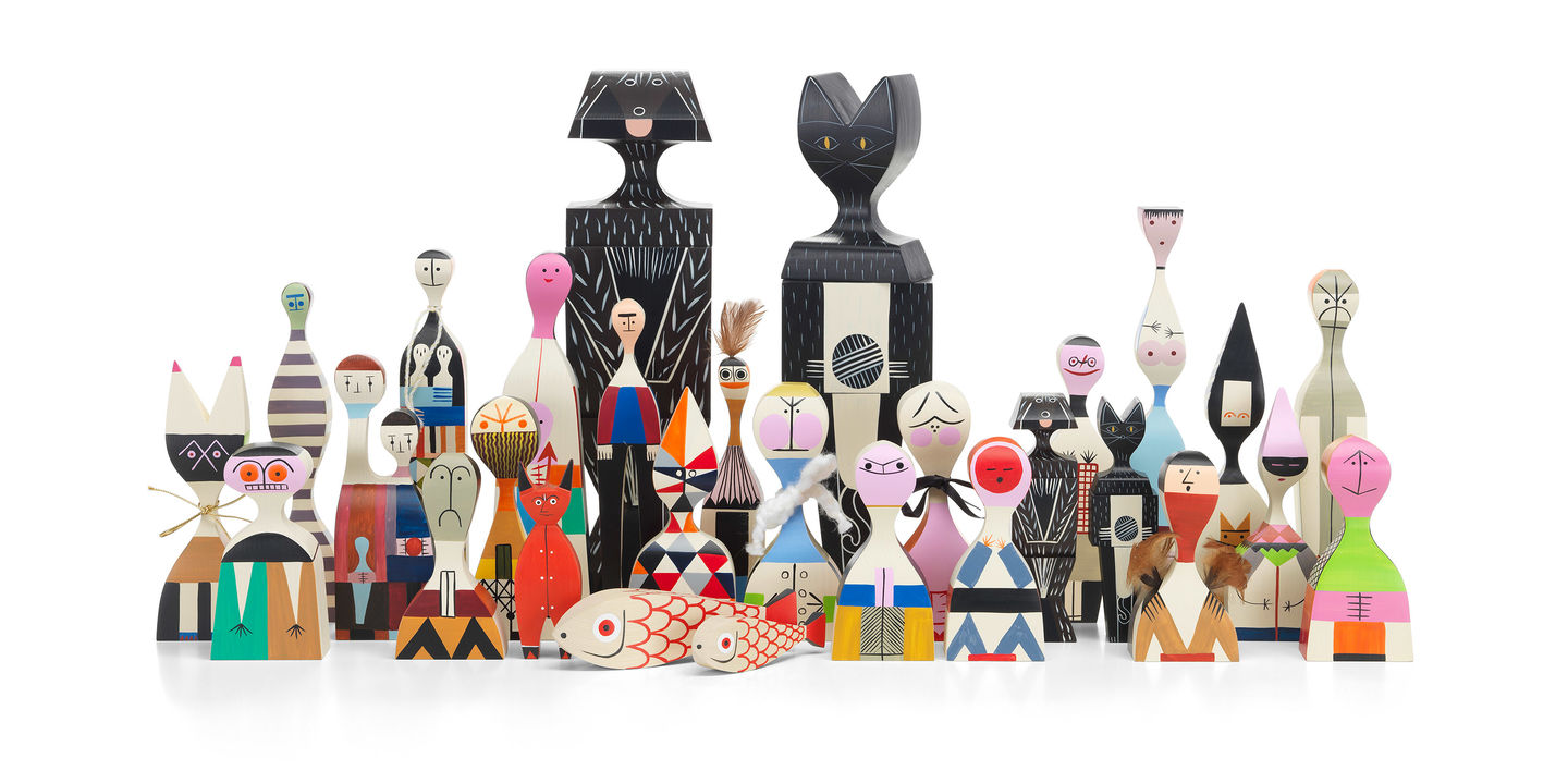 Girard Wooden Doll No.22 by Vitra - Grounded