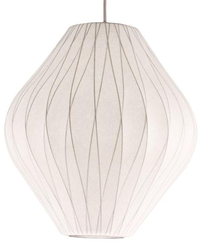 nelson bubble lamp - criss cross pear pendant