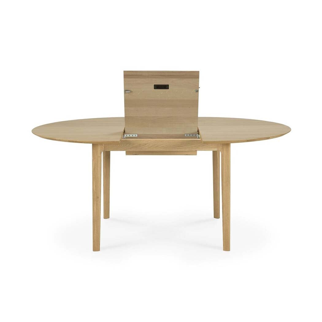 Oak Bok Round Extendable Table