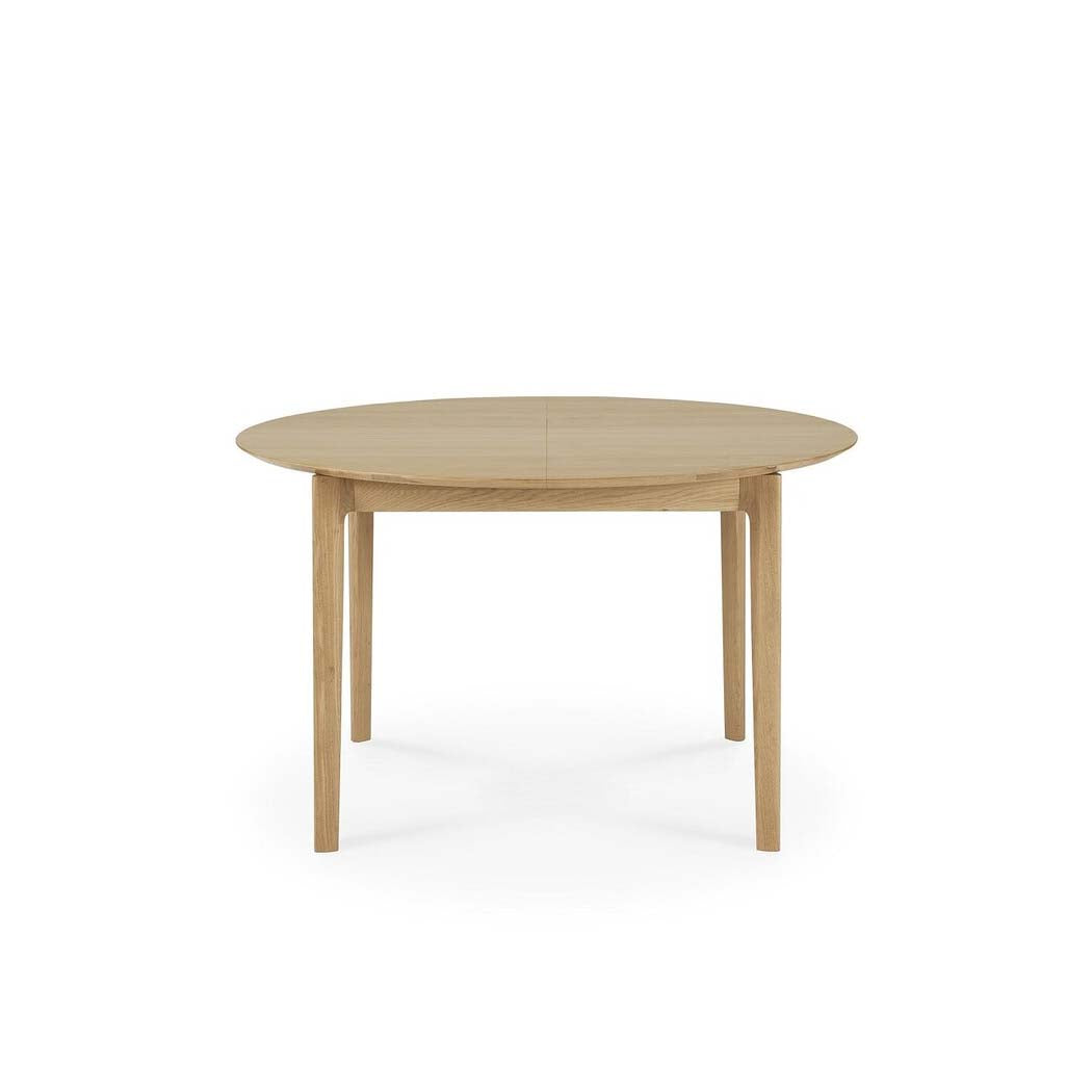 Oak Bok Round Extendable Table