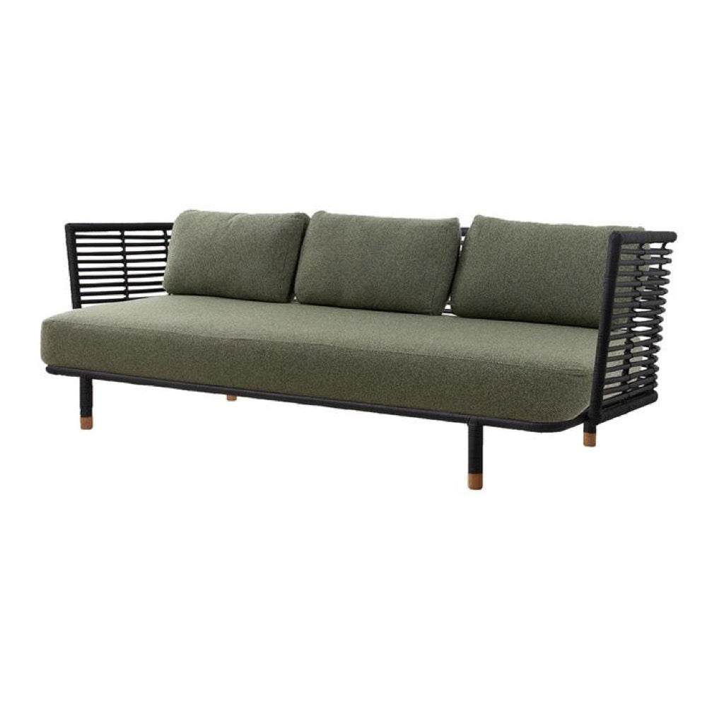 Cane-line Sense 3-Seater Sofa INDOOR - Available at Grounded