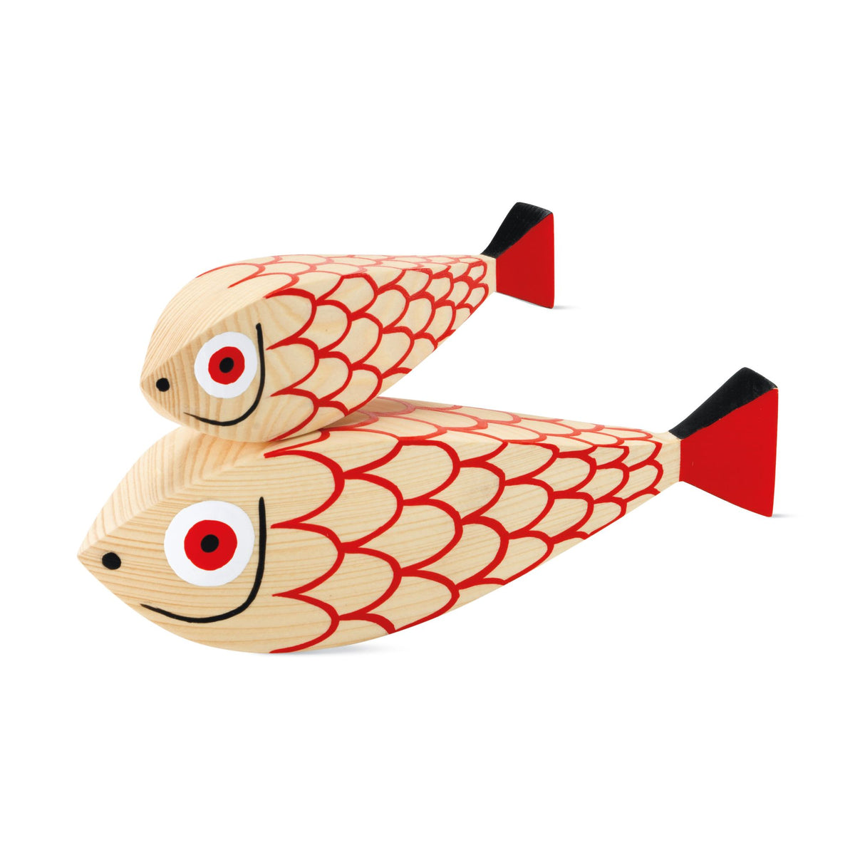 Wooden Mother Fish &amp; Child, Set of 2