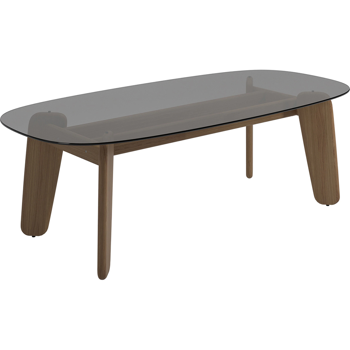Dune Glass Top Dining Table