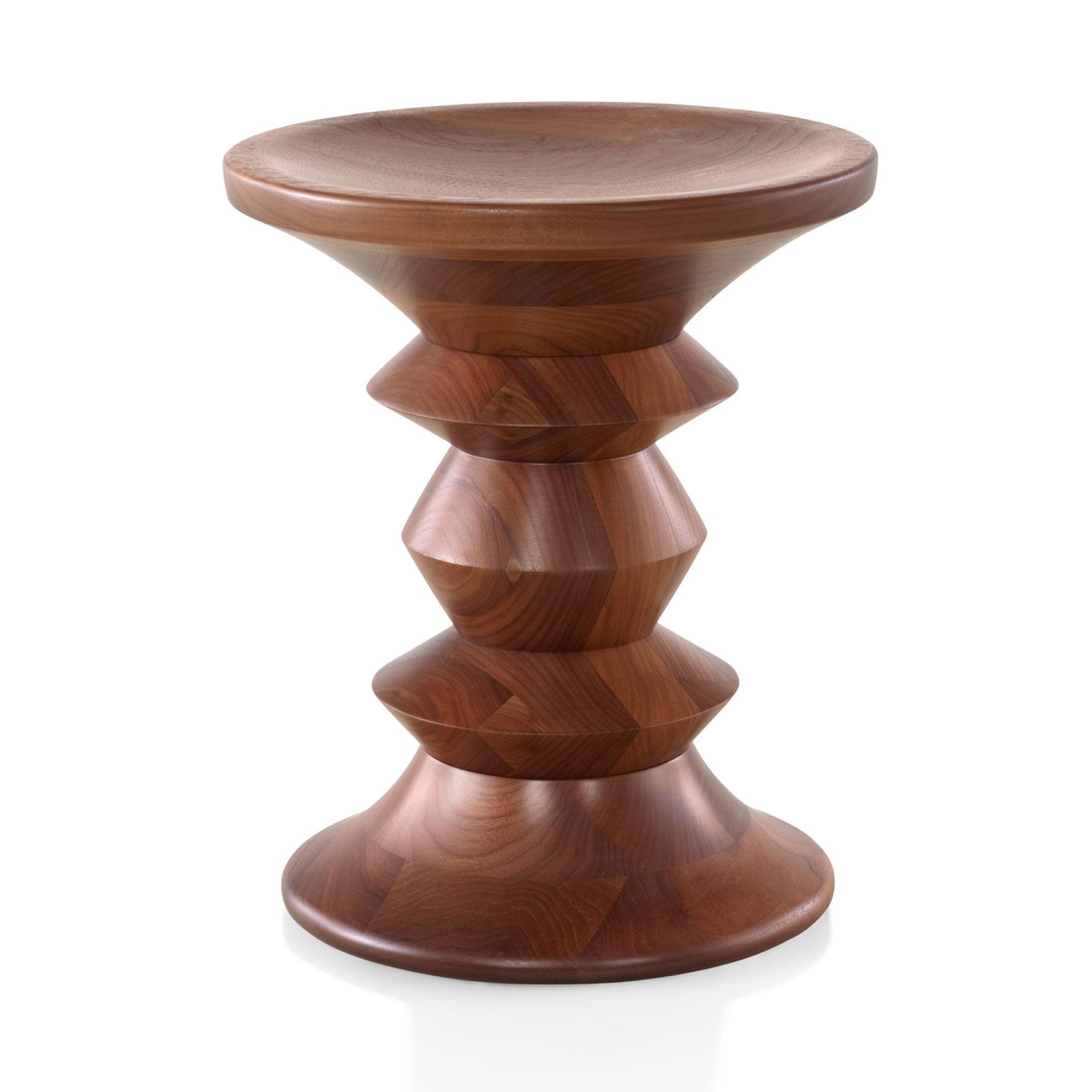 Herman Miller Eames Walnut Stool - Available at Grounded | Modern